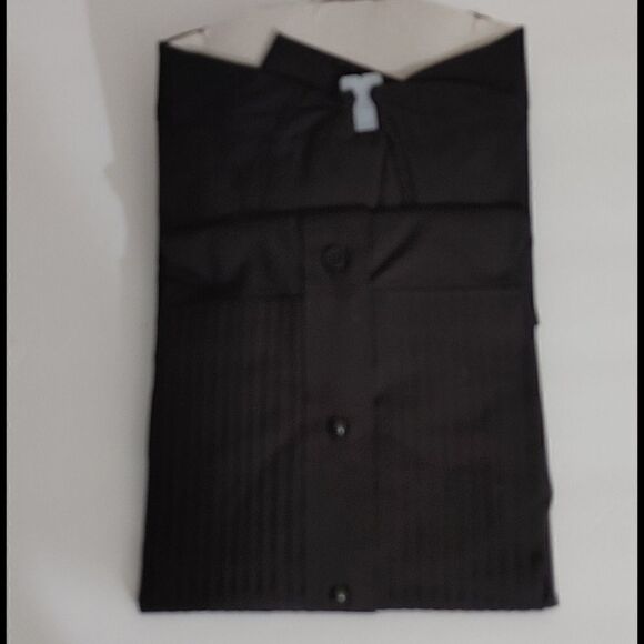 BOYS BLACK NEIL ALLYN TUXEDO SHIRT SMALL - Picture 2 of 3